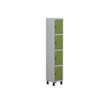 Roupeiro Aço Linha Light 4 Portas - Gr301-4 Cinza-verde Miró