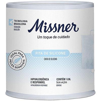Fita De Silicone Missner Hipoalérgica 5cmx4.5m - Unidade