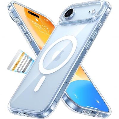 Capa Compatível Com Iphone 17 Air Com Magsafe (proteção Contra Queda De Grau Militar) Fino Translúcido