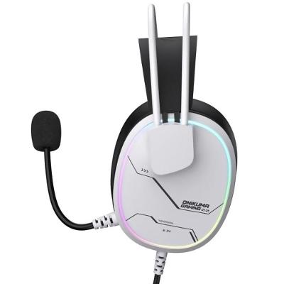 Headset Gamer Onikuma X91 Rgb / Com Fio - Branco