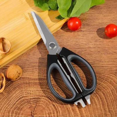 Tesouras De Cozinha Culinária Abridor Corta Desossa Aço Inox Kit C- 2 - Praticidade E Precisão Em Dobro Para Sua Cozinha
