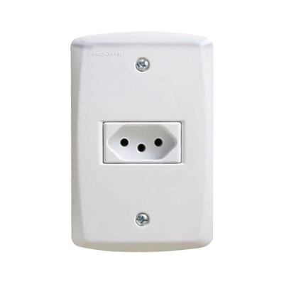 Módulo Tomada 2p+t Tramontina 10 A 250 V Branco