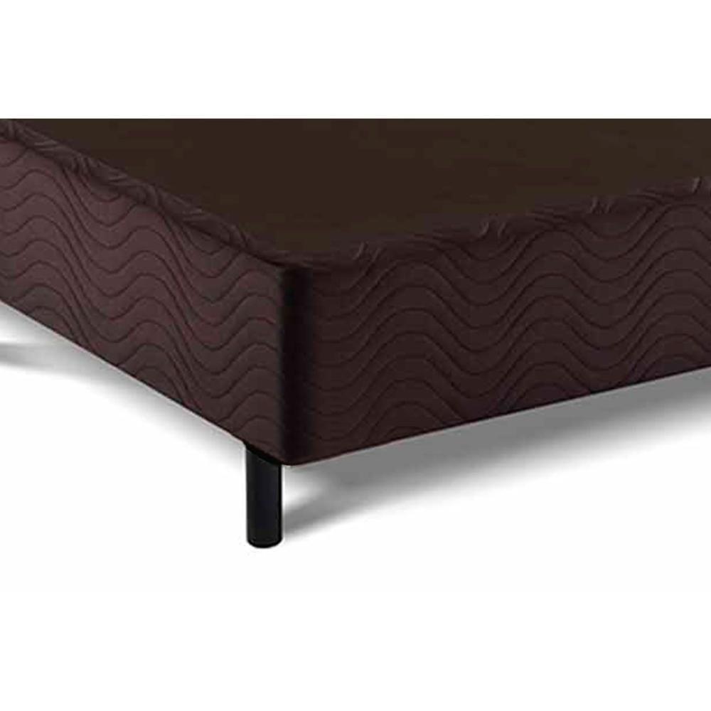 Cama Box Base Solteiro Universal Suede Brown (96x203x20) - Costa Rica - 4