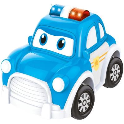 Carrinho de Brinquedo Baby Land Carro de Polícia Musical com Luzes e Sons Que Estimulam Coordenação