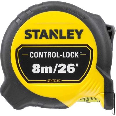 Trena Manual Stanley 8 M X 25 Mm Com Trava E Freio De Dedo Integrado
