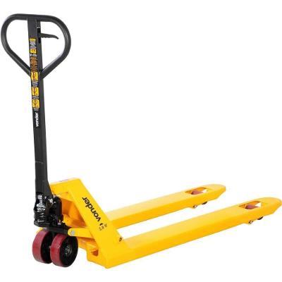 Paleteira Hidráulica Vonder 2 Toneladas 550 Mm Largura 115 Mm Elevação Amarelo E Preto