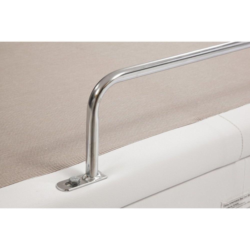 Cama Box Baú c/Auxiliar Solteiro Universal Courano White (88x188) - Ortobom - 3
