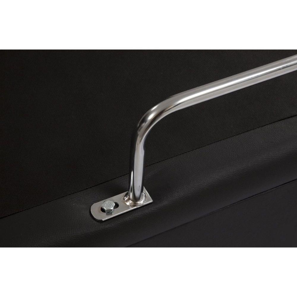 Cama Box Baú c/Auxiliar Solteiro Universal Courano Nero Black (88x188) - Ortobom - 8