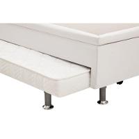 Cama Box Baú c/Auxiliar Solteiro Universal Courano White (88x188) - Ortobom - 7