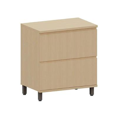 Balcão de Cozinha Aura 1 Porta 1 Gaveta MDF 80cm Carvalho Uv com Tampo Luciane Móveis