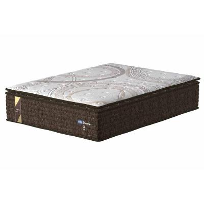 Colchão Queen Molas Prolastic Diverse Pillow Top 158x198x40cm Firme 150kg Probel