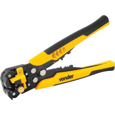 Alicate Desencapador Automático de Fios 8'' 203mm para Cortar e Prensar Terminais Vonder