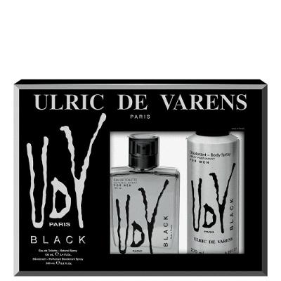 Kit Ulric De Varens Udv Black Masculino - Edt 100ml + Desodorante 200ml