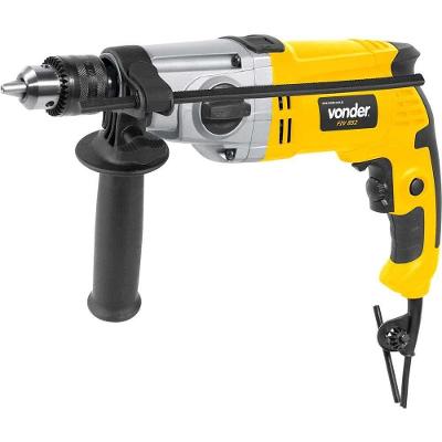 Furadeira De Impacto Vonder 850 W 220 V Com 2 Velocidades Reversível Punho Auxiliar Limitador De