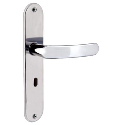 Fechadura de Aço Inox Polido Premium 71 Interna 71974 para Porta de Madeira Aliança Importação