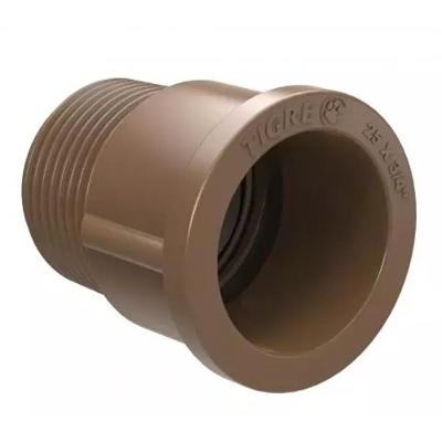 Adaptador Soldável Curto com Bolsa e Rosca 40mmx1.1-4 22000403 Pvc Marrom Tigre