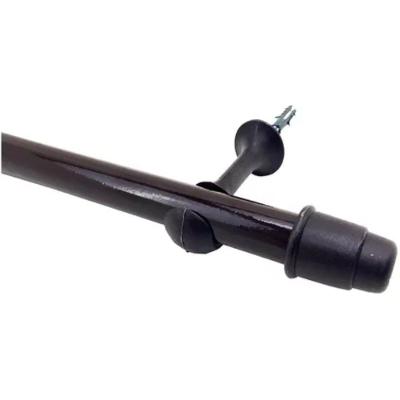 Kit Varão para Cortina Real Simples 19mm 3 Metros Imbuia 19121 47 Couselo