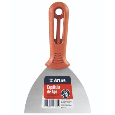 Espátula de Aço Carbono 12cm 175-12 para Aplicação de Massas e Raspagem de Tinta Pincéis Atlas
