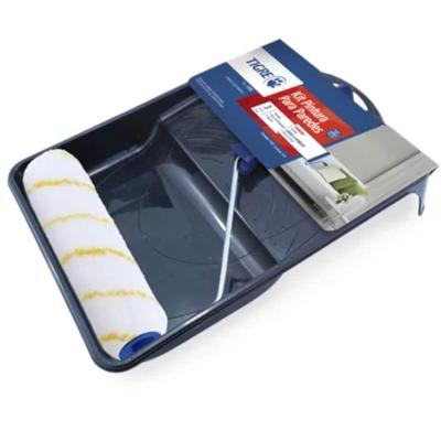 Kit para Pintura Antirrespingo 1576 61576000 com Suporte Rolo 23cm e Bandeja para Parede Lisa Tigre