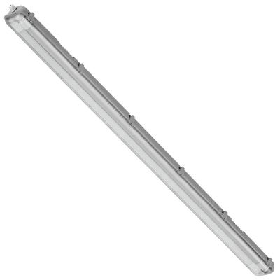 Luminária Hermética LED Ourofort IP65 2x18W 01538 para Lâmpadas T5 e T8 Ourolux