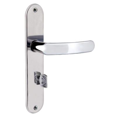 Fechadura para Banheiro 71981 Aço Inox Polido Premium 71 Inox Aliança Importação