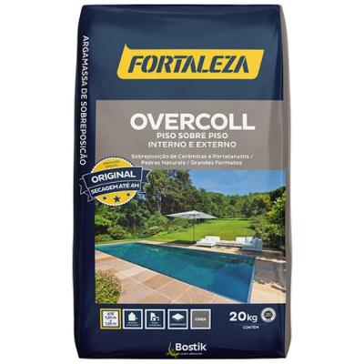 Argamassa Piso Sobre Piso Overcoll para Revestimentos Interno e Externo Cinza Fortaleza