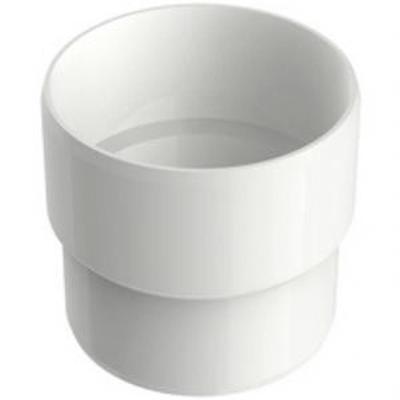 Acoplamento Condutor Circular Aquapluv Style 32198899 88mm Branco para Calha Tigre
