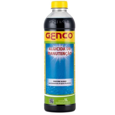 Algicida de Manutenção para Piscina 1L 453130A Tratamento Preventivo de Algas Genco