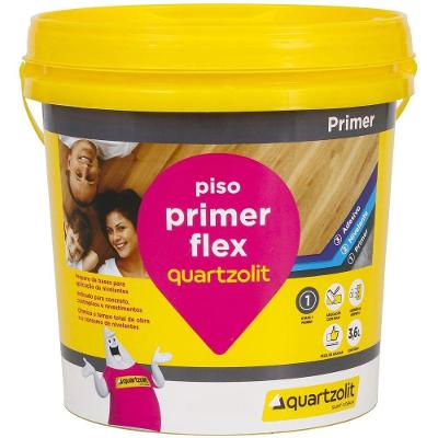 Primer para Pisos Primer Flex Quartzolit 3,6L 0690.00000.0036gl para Argamassas Nivelantes