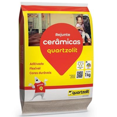 Rejunte Cimentício Flexível Weber Color Marrom Café 1kg 0107.00049.0015fd Quartzolit