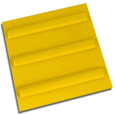 Piso Direcional Amarelo 20x20cm Amarrado com 20 Peças 0,80m2 Artesanal