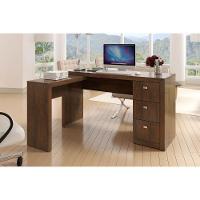 Mesa de Escritório ME4101 c/ 3 Gavetas Rústico - Tecno Mobili - 1