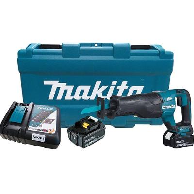 Serra Sabre DJR187RTE 18V Li-ion com 2 Unidades 5,0Ah e Maleta Azul Teal Makita