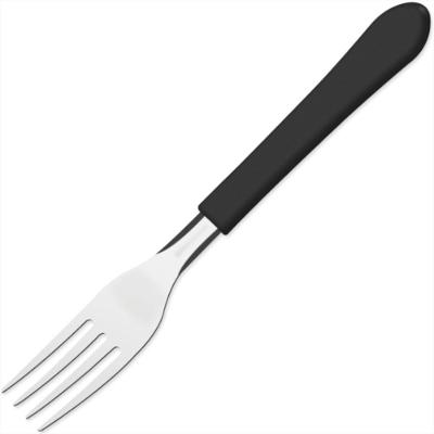 Garfo de Mesa Leme 23182400 Aço Inox com Cabo de Polipropileno Preto Tramontina