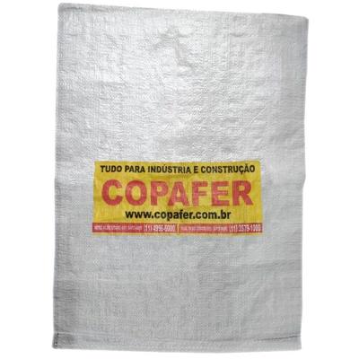 Saco de Entulho Prd00126 Prb 50kg 55x75cm Resistente Branco Copafer