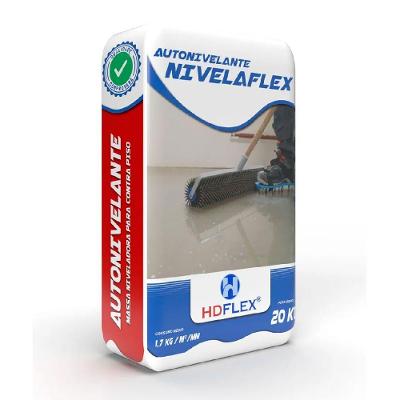 Argamassa Autonivelante Nivela Flex 20kg 0010010863 para Pisos Internos Cinza Flex