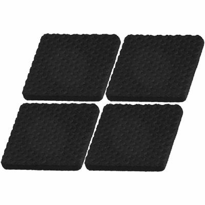 Protetor Antideslizante Scotch Quadrado Extra Grande Eva para Piso Preto 4 Unidades 3M Brasil