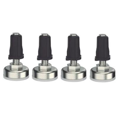 Sapata Niveladora para Móveis Soprano 06985.0002.10 Base 32mm em Polímero e Aço Niquelado