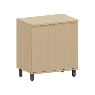 Balcão de Cozinha Aura 2 Portas sem Gavetas MDF 80cm Carvalho Uv Luciane Móveis