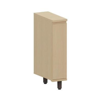 Balcão de Cozinha Aura 1 Porta sem Gavetas MDF 20cm Carvalho Uv com Tampo Luciane Móveis