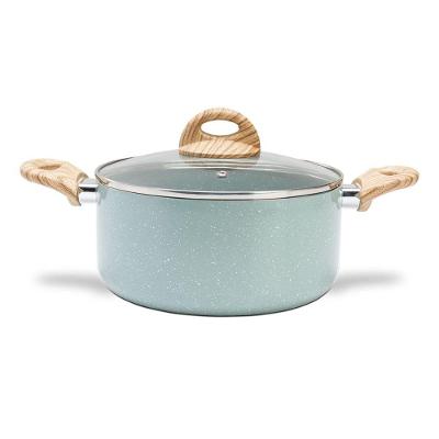Caçarola de Indução Botanika Alumínio Antiaderente Ceramic Life 3,5L Ø22cm Verde Brinox
