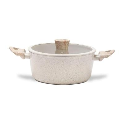Caçarola de Indução Sirius Alumínio Antiaderente Ceramic Life 4L Ø24cm Vanilla Brinox