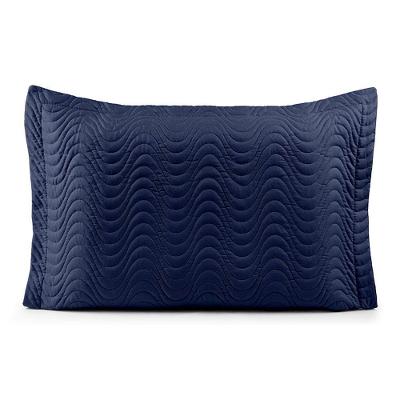 Porta Travesseiro Laura Percal 200 Fios 70x50cm 1 Peça Azul Marinho MR Enxovais