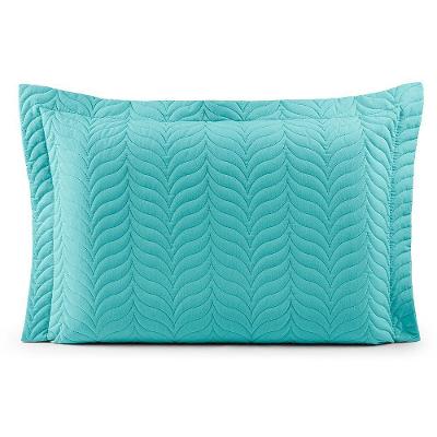Porta Travesseiro Paris 70x50cm Percal 150 Fios 100% Algodão Matelado Azul Tiffany MR Enxovais