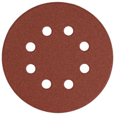 Disco Abrasivo de Papel 125mm AT512-80 Grão 5 Peças para Madeira Drywall e Plástico Pincéis Atlas