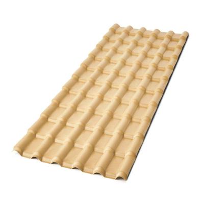 Telha de PVC Colonial Plan P3010022 2,42m X 88cm 6 Ondas Marfim Afort