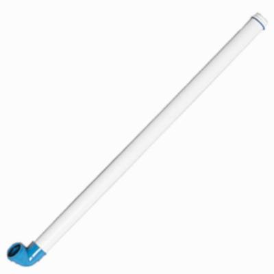 Tubo para Válvula de Descarga TVDV 1.1-2 X 82cm com Joelho 90 graus  em PVC Astra