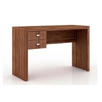 Mesa de Escritório ME4165 c/ 2 Gavetas Nogal - Tecno Mobili - 1