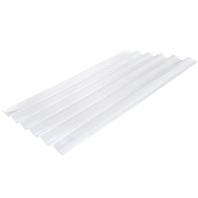 Telha de Policarbonato Ondulada Onda Alta CA2A0800L Transparente Cristal Ajover