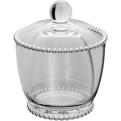 Manteigueira Francesa Pearl de Vidro com Tampa e Espátula Transparente Wolff